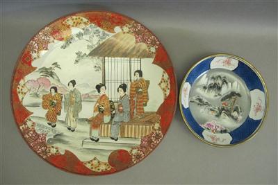2 japanische Teller, 20. Jhdt. - Kunst, Antiquitäten und Schmuck