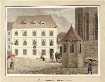 Zeichenmappe - Album, wohl Böhmisch, um 1800 - Arte, antiquariato e gioielli