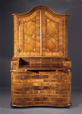 Barock-AufsatzSchreibschrank, Österreichisch/Süddeutsch, Mitte 18. Jhdt. - Arte, antiquariato e gioielli