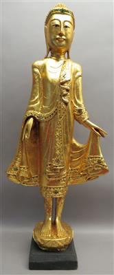Buddha mit Schale, Thailand, 20. Jhdt. - Antiques, art and jewellery