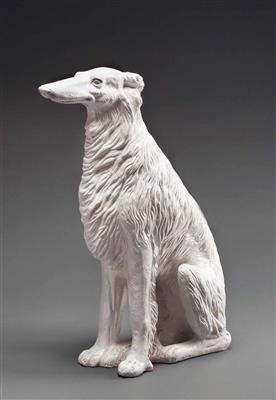 Portal-Tierfigur "Windhund", Italien, 20. Jhdt. - Arte, antiquariato e gioielli