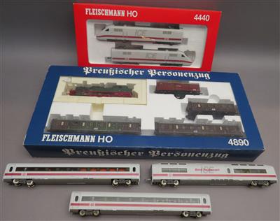 Konvolut (10 Stück) Modelleisenbahn, Fabr. Fleischmann - Um?ní, starožitnosti, šperky