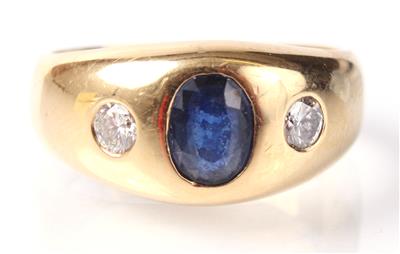 Brillantring zus. ca. 0,30 ct - Antiques, art and jewellery