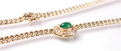 Brillantcollier zus. ca. 0,30 ct - Kunst, Antiquitäten und Schmuck