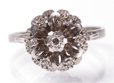 Diamantdamenring - Antiques, art and jewellery