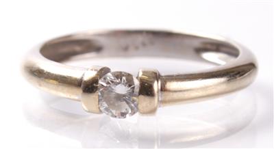 Solitärring ca. 0,30 ct - Antiques, art and jewellery