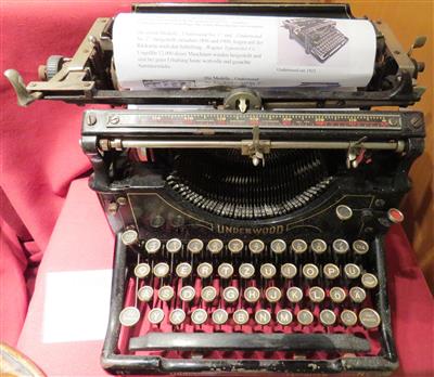 Underwood-Schreibmaschine - Kunst, Antiquitäten und Schmuck