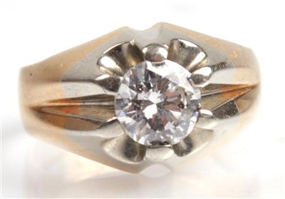 Solitärring ca. 1,10 ct - Antiques, art and jewellery