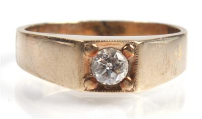 Brillantring ca. 0,25 ct - Antiques, art and jewellery