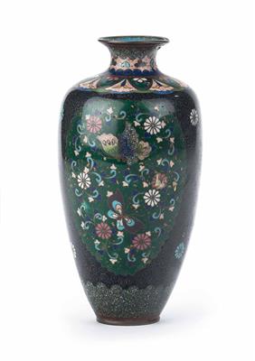 Cloisonné-Vase, 1. Hälfte 20. Jhdt. - Antiques, art and jewellery