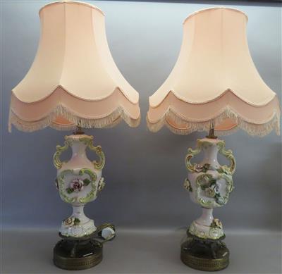 Paar Tischstandlampen, 20. Jhdt. - Antiques, art and jewellery