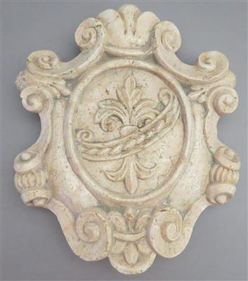 Wappen-Kartusche, Italien 19./20. Jhdt. - Kunst, Antiquitäten und Schmuck