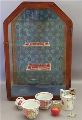 Biedermeier-Uhrenkasten, zu einer Tisch-Vitrine umgestaltet - Arte, antiquariato e gioielli