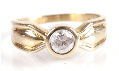 Solitärring ca. 0,50 ct - Antiques, art and jewellery