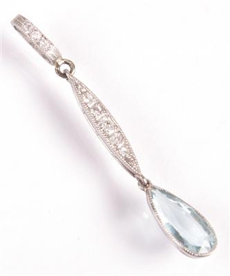 Diamantanhänger zus. ca. 0,10 ct - Arte, antiquariato e gioielli