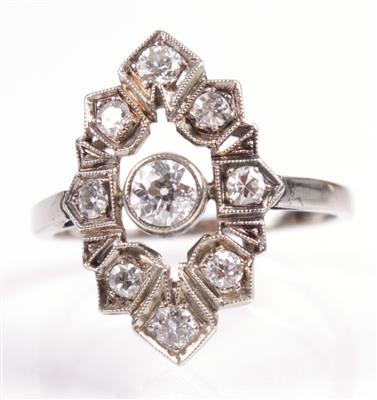 Altschliffdiamant-Damenring - Antiques, art and jewellery