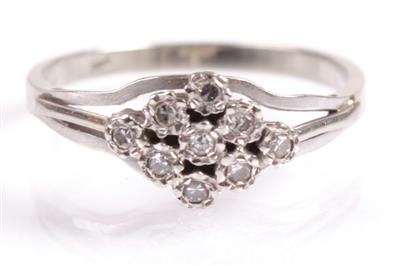 Diamantdamenring - Antiques, art and jewellery