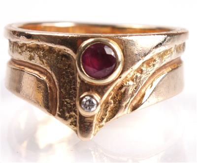 Brillantdamenring - Antiques, art and jewellery