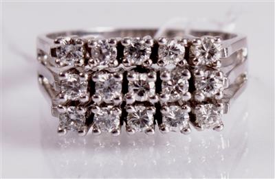 Brillantdamenring zus. ca. 0,65 ct - Antiques, art and jewellery