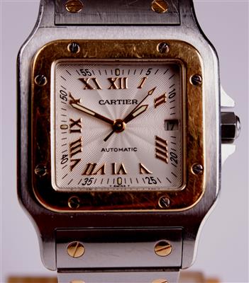 Cartier - Santos Herrenarmbanduhr - Antiques, art and jewellery