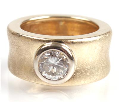 Soliätrring ca. 0,90 ct - Antiques, art and jewellery