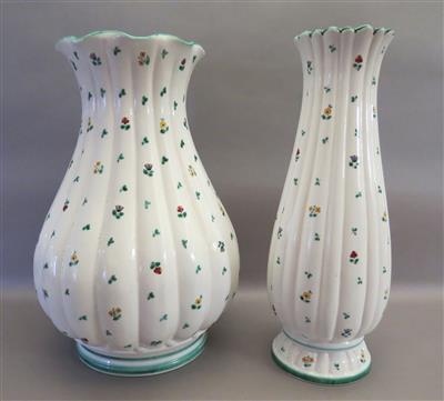 2 Gmundner Vasen - Antiques, art and jewellery