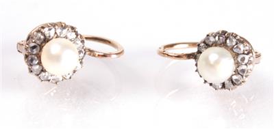 2 Diamantrautenohrringe - Arte, antiquariato e gioielli