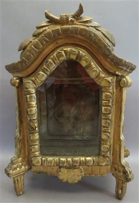 Kleines Vitrinenkästchen im Louis-Seize-Stil, 18./19. Jhdt. - Arte, antiquariato e gioielli