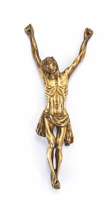 Statuette Christuskorpus im gotischen Stil, wohl 19. Jhdt. - Kunst, Antiquitäten und Schmuck