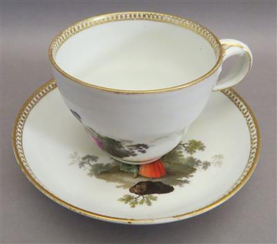 Tasse mit Untertasse, Meissen, 18. Jhdt. - Kunst, Antiquitäten und Schmuck