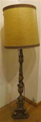 Bodenstandlampe unter Verwendung eines Kerzenleuchters, 19. Jahrhundert, - Arte, antiquariato e gioielli