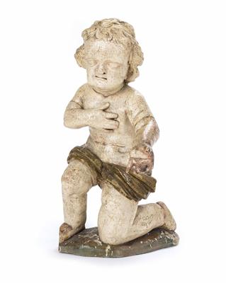 Knieender kleiner Johannes der Täufer, Alpenländisch, um 1700 - Antiques, art and jewellery
