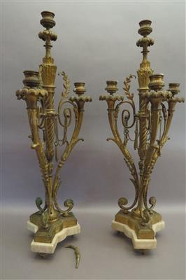 Paar Kerzenleuchter im Stil des Klassizismus, 2. Hälfte 20. Jhdt. - Antiques, art and jewellery