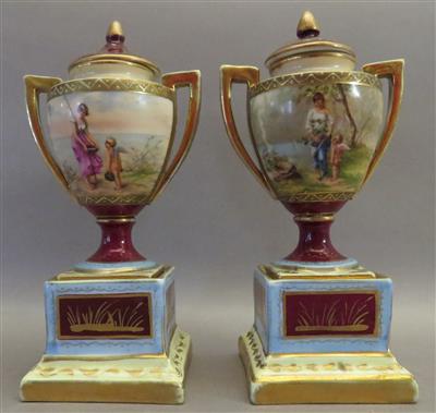Paar Vasen, Böhmen um 1900 - Antiques, art and jewellery
