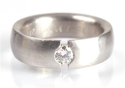 Solitärring ca. 0,20 ct - Antiques, art and jewellery