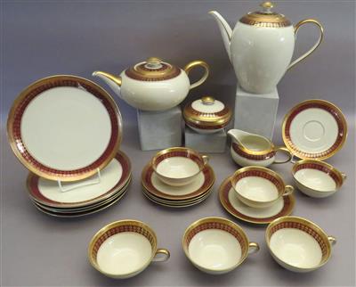 Kaffee-, Teeserviceteile, Fa. Hutschenreuther um 1950 - Kunst, Antiquitäten und Schmuck