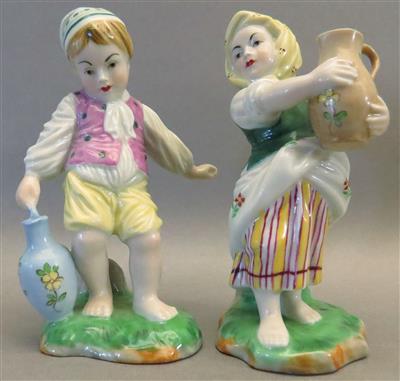 Kinderpaar, Passau, 1. Drittel 20. Jhdt. - Antiques, art and jewellery