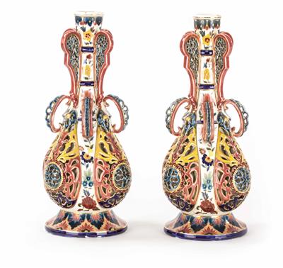 Paar Vasen um 1880 - Kunst, Antiquitäten und Schmuck
