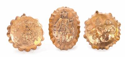 5 Kupferformen, 20. Jhdt. - Antiques, art and jewellery