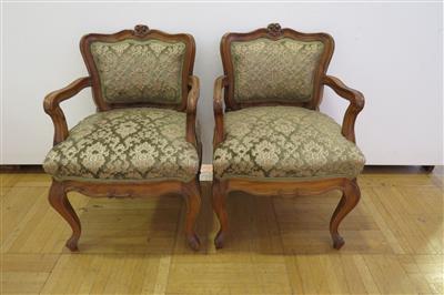 2 Sessel im Barockstil, 20. Jahrhundert - Kunst, Antiquitäten und Schmuck