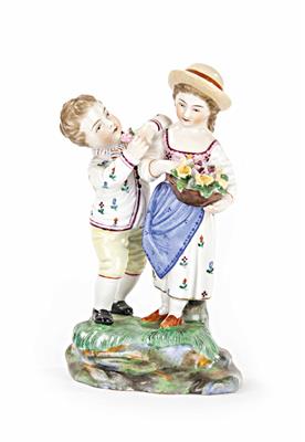 Kinderpaar, Passau, 1. Drittel 20. Jhdt. - Antiques, art and jewellery