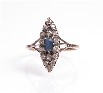 Diamantdamenring - Antiques, art and jewellery