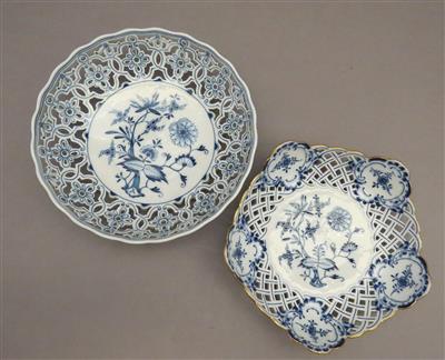 2 Schalen, Obst- bzw. Brotkorb, Fa. Meissen - Antiques, art and jewellery