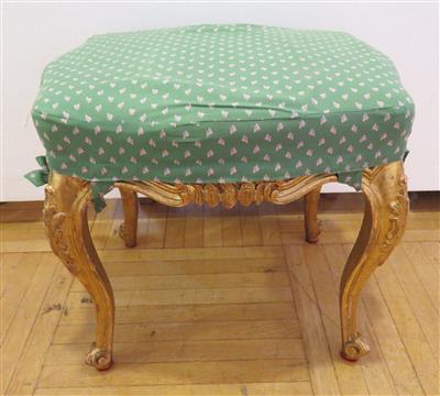 Hocker im Barockstil um 1900 - Umění, starožitnosti, šperky