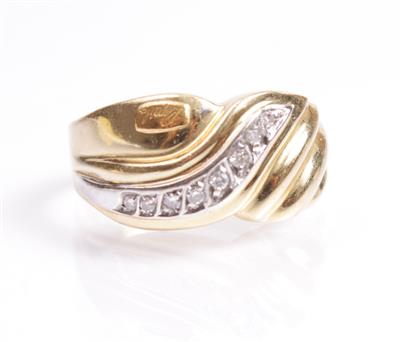 Diamantdamenring - Antiques, art and jewellery