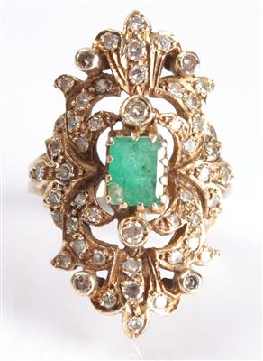 Diamantdamenring - Antiques, art and jewellery