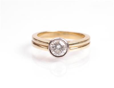 Solitärring ca. 0,60 ct - Antiques, art and jewellery