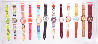 23 Swatch-Armbanduhren - Umění, starožitnosti, šperky