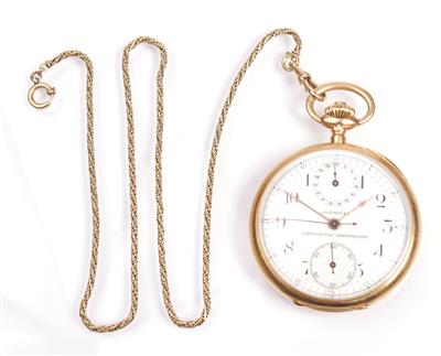 Herrentaschenuhr Germinal Chronometre Chronographe de Minutes - Antiques, art and jewellery