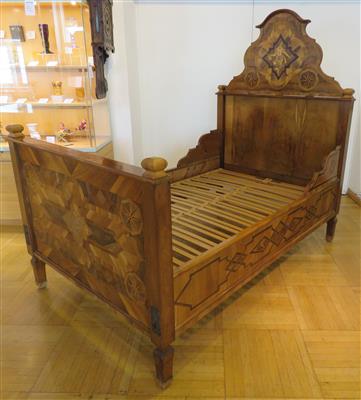 Bett im Barockstil, 20. Jhdt. - Arte, antiquariato e gioielli